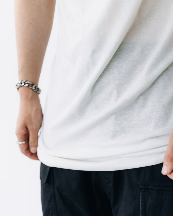 Luxe Gas Spun Layered T-shirt [milk]