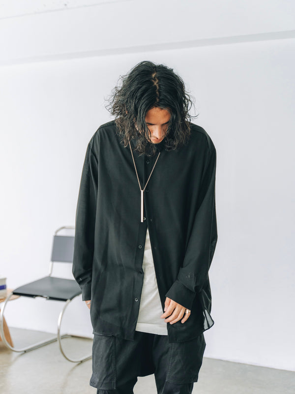 Luxe Gas Spun Layered T-shirt [milk]