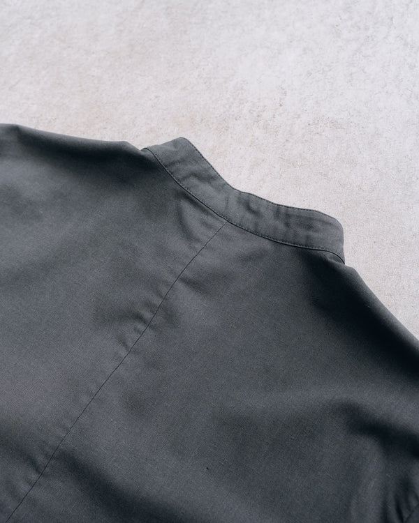 DarkGray Frayed Edge Linen Shirt [for setup]