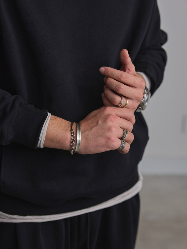 Silver Hooked Chain Bracelet