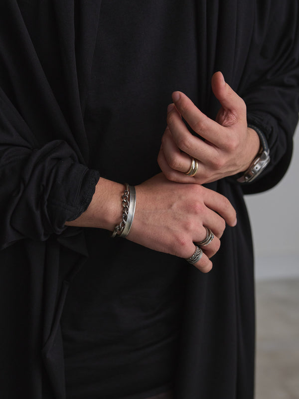 Silver Hooked Chain Bracelet