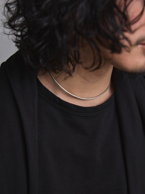 Silver Hooked Chain Choker