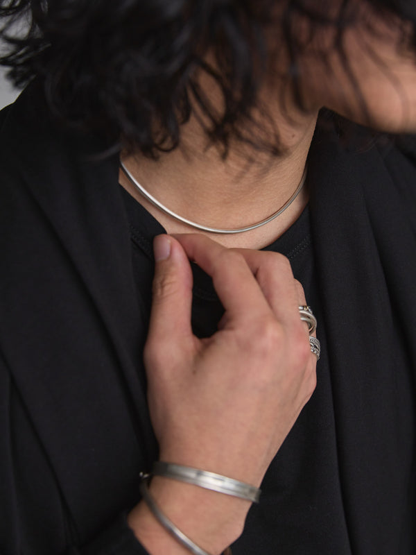 Silver Hooked Chain Choker