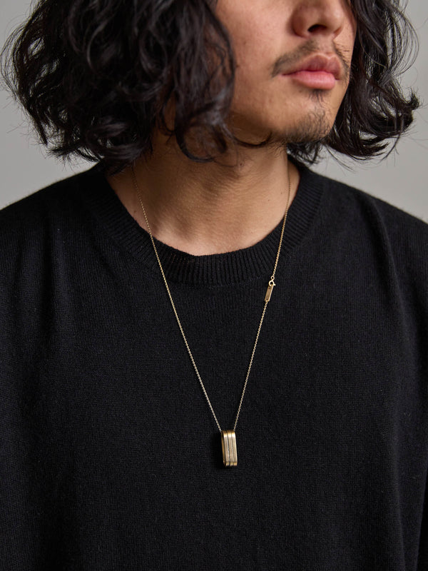 Layered Roop Necklace  [k10 gold]