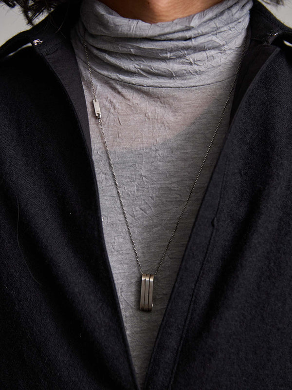 Layered Roop Necklace  [slv925]