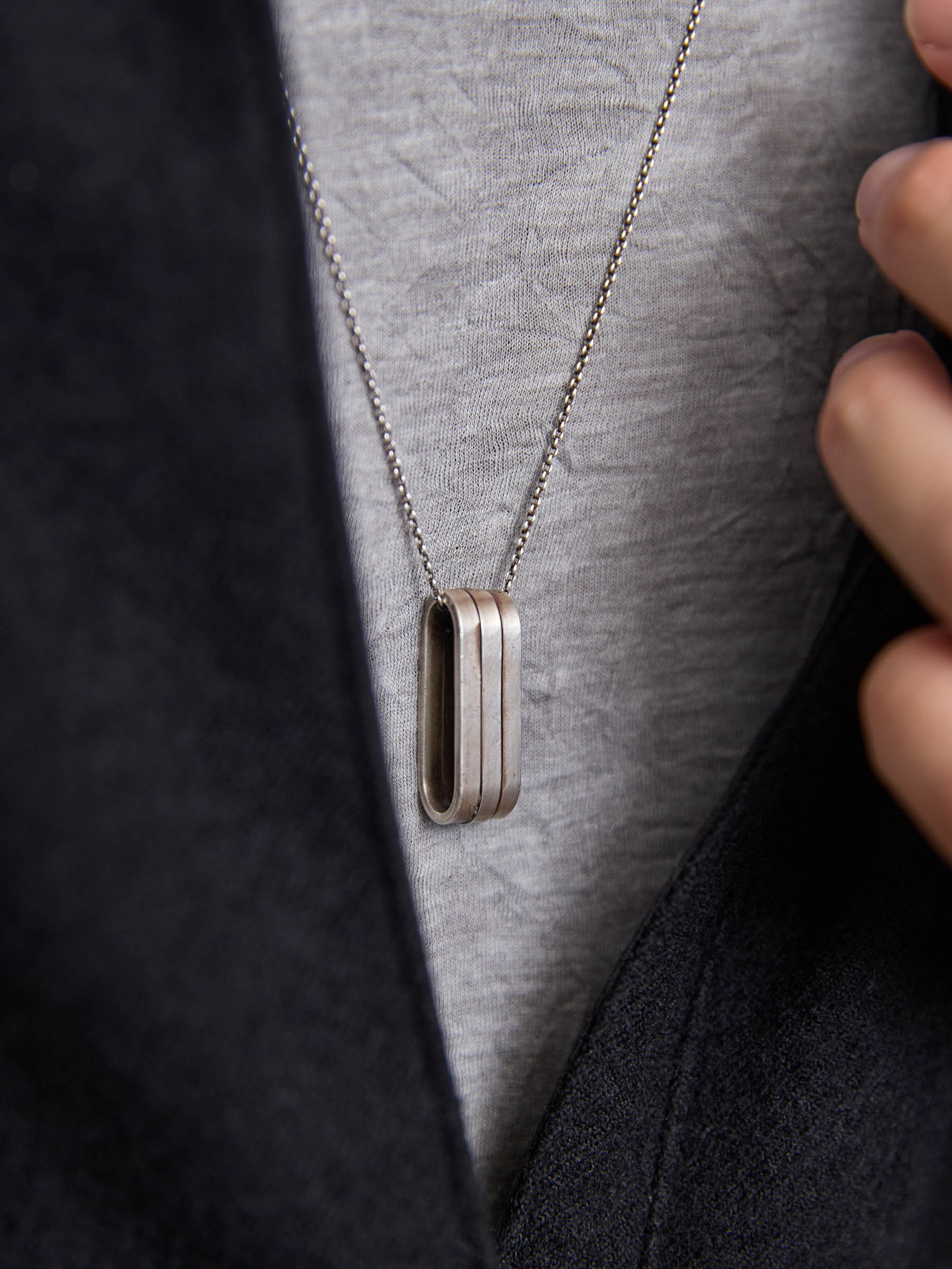 PRY シュウト　Layered Bar Necklace [slv925] Layered Bar Necklace [slv925] – PRY