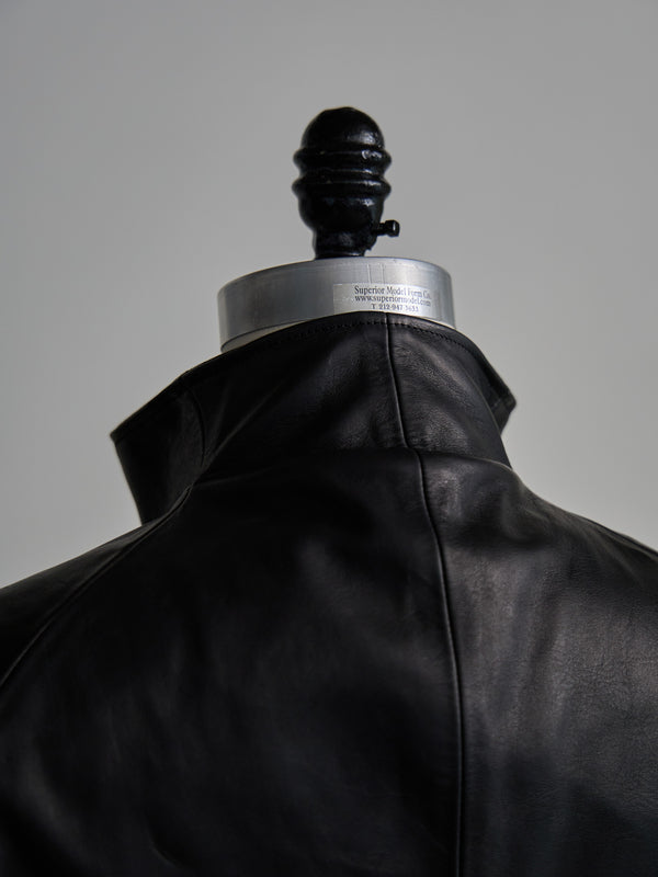 Horse Leather Jacket [BLACK]