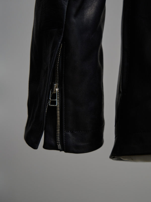 Horse Leather Jacket [BLACK]