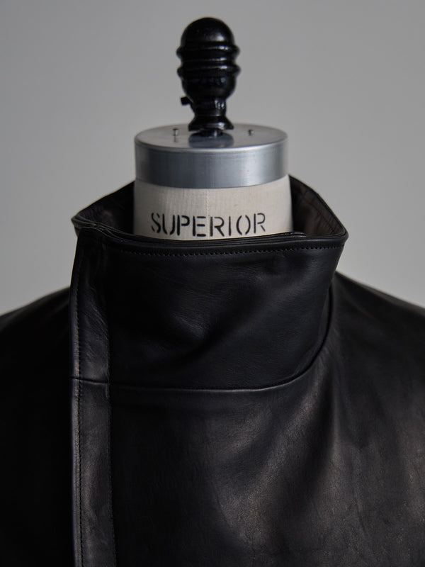 Horse Leather Jacket [BLACK]