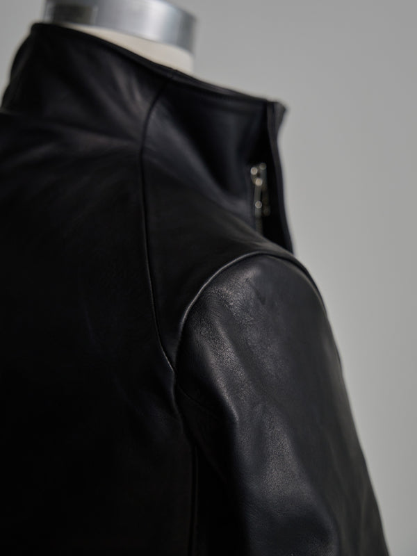 Horse Leather Jacket [BLACK]