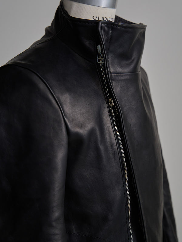 Horse Leather Jacket [BLACK]