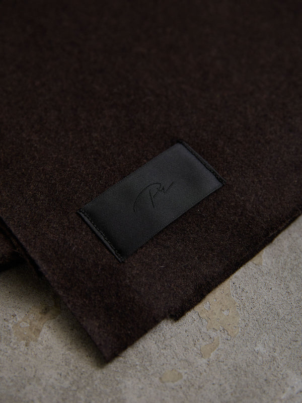 MTR Cashmere Stole [dark brown]