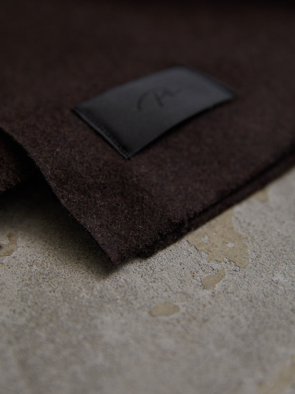 MTR Cashmere Stole [dark brown]