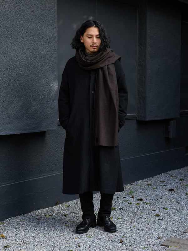 MTR Cashmere Stole [dark brown]