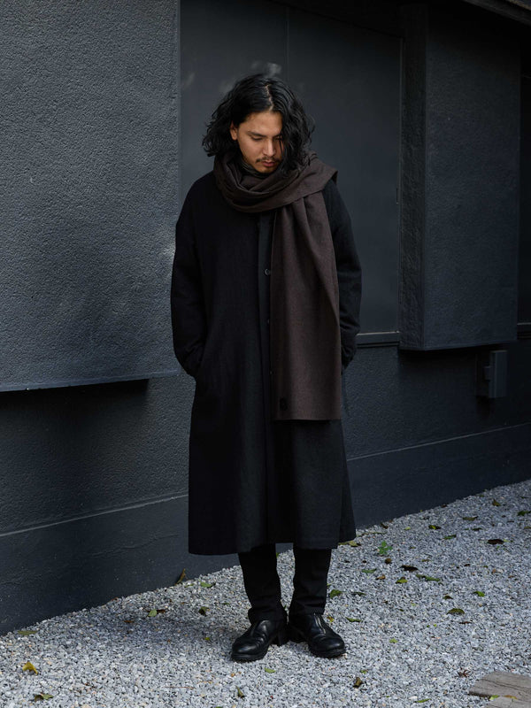 MTR Cashmere Stole [dark brown]