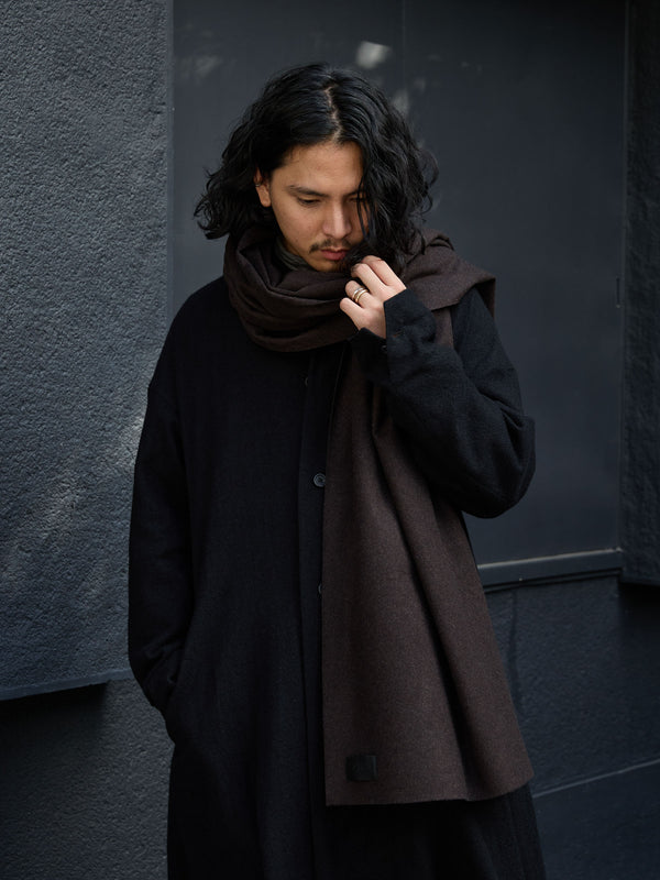 MTR Cashmere Stole [dark brown]