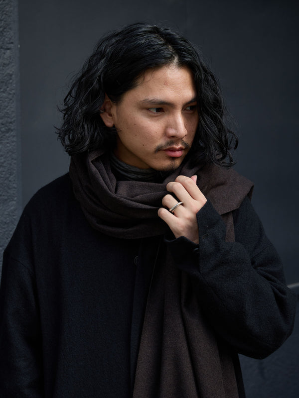 MTR Cashmere Stole [dark brown]