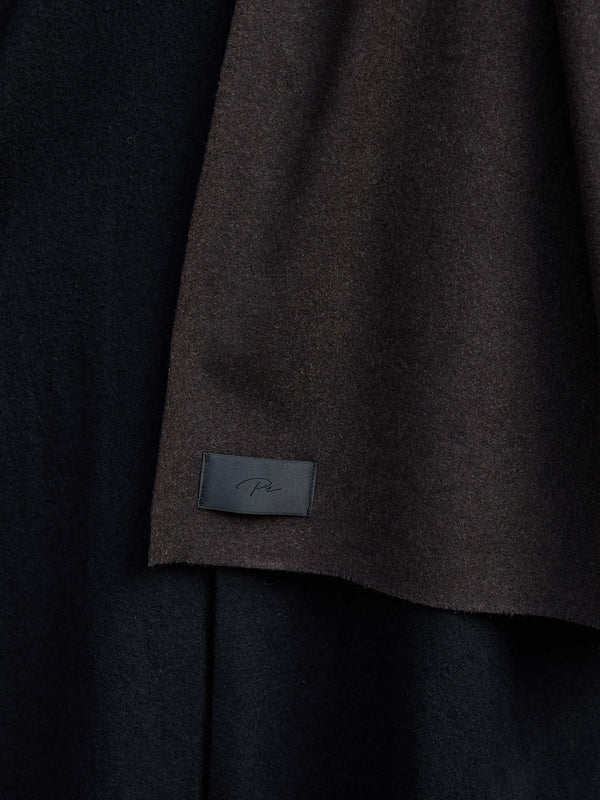 MTR Cashmere Stole [dark brown]