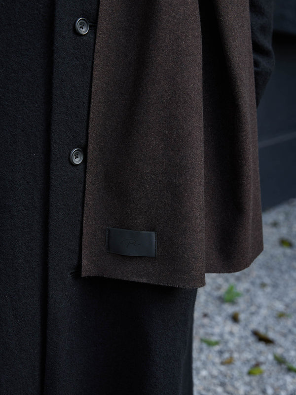 MTR Cashmere Stole [dark brown]