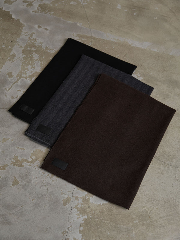 MTR Cashmere Stole [dark brown]