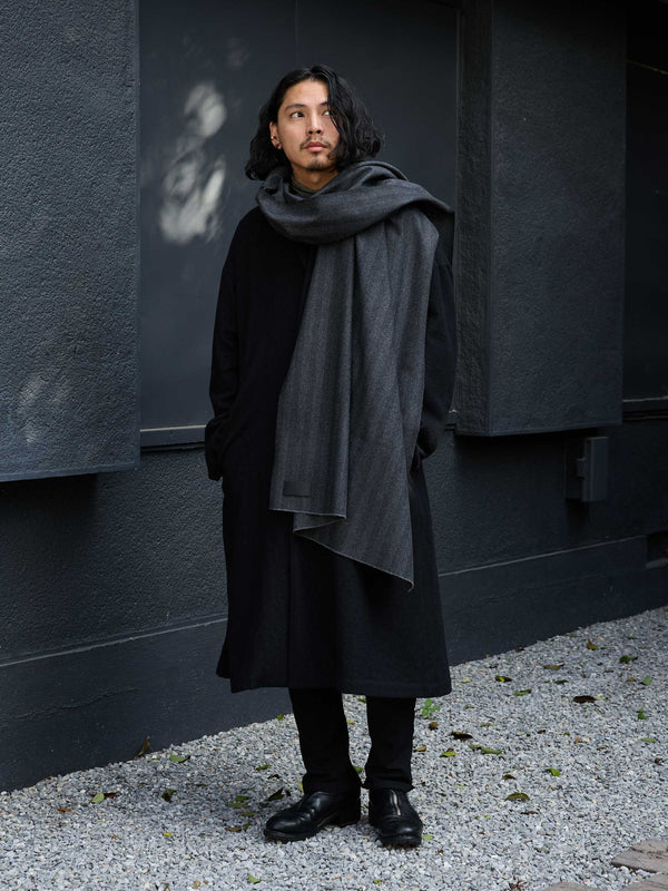 MTR Cashmere Stole [herringbone]