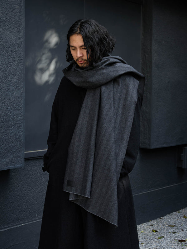 MTR Cashmere Stole [herringbone]