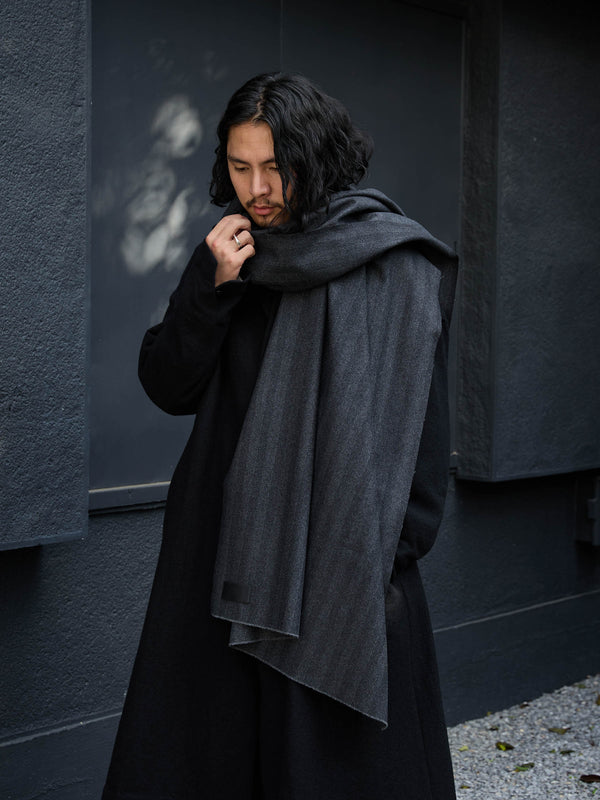 MTR Cashmere Stole [herringbone]