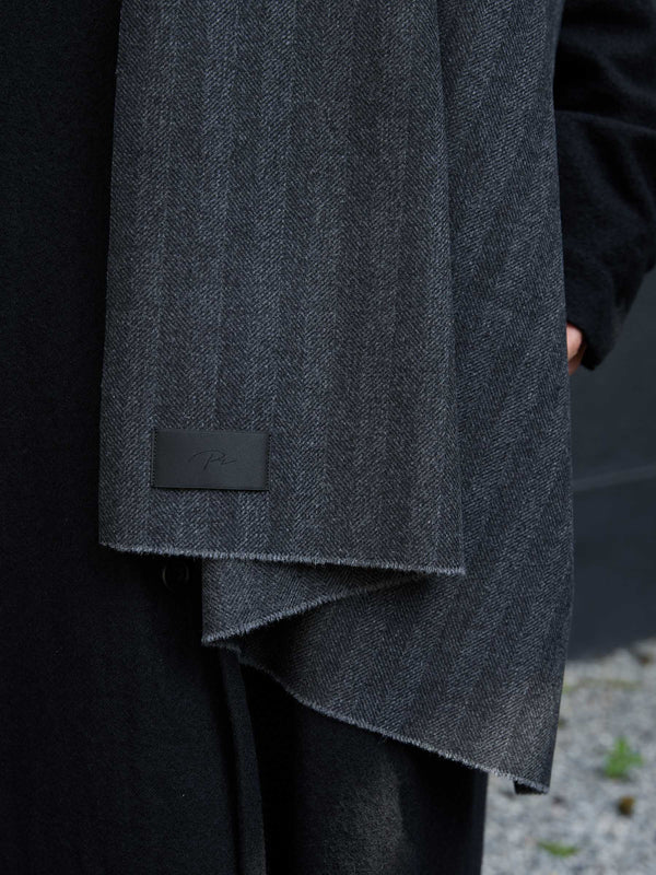 MTR Cashmere Stole [herringbone]