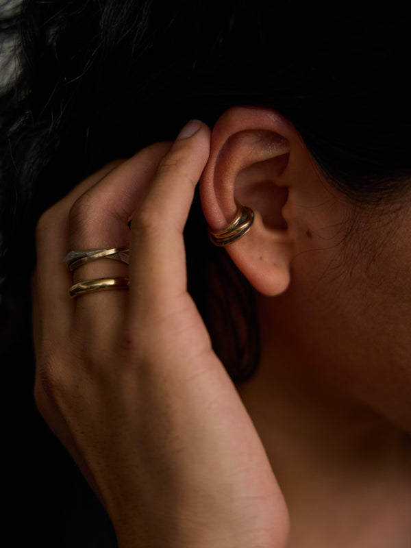 Layered Helix Ear Cuff [k10]