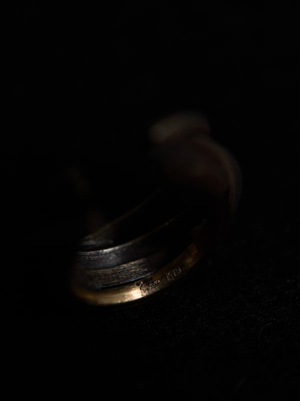 Layered Helix Ear Cuff [slv925+k10]