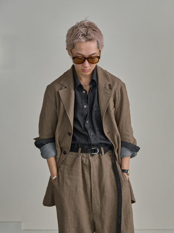 【アーカイブ販売】PGND. / DENIM DRESS SHIRT 001