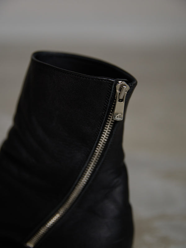 PRY / Excella® Spiral Zip Boots [Cow Leather]