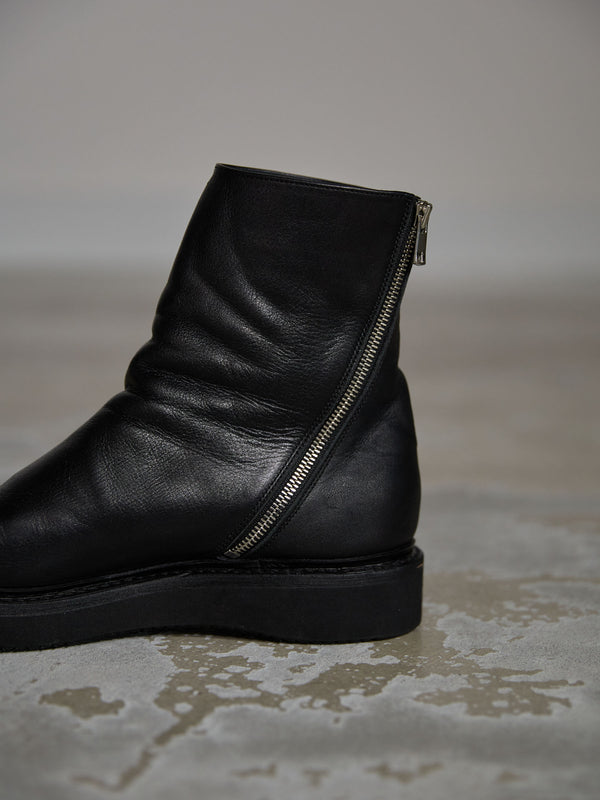 PRY / Excella® Spiral Zip Boots [Cow Leather]