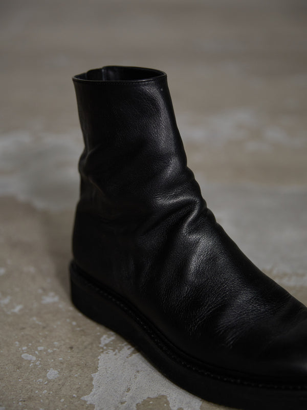 PRY / Excella® Spiral Zip Boots [Cow Leather]