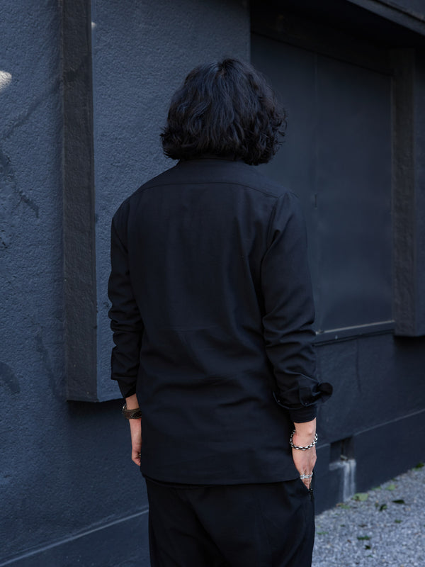 Hooked Vareuse Wool Shirt [BISHU]