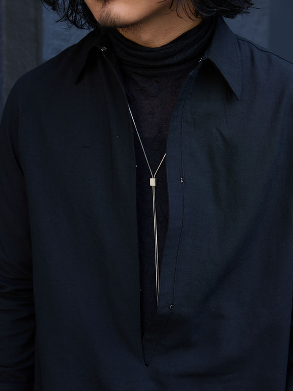 Hooked Vareuse Wool Shirt [BISHU]