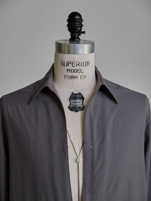 Hooked Vareuse Wool Shirt [BISHU]