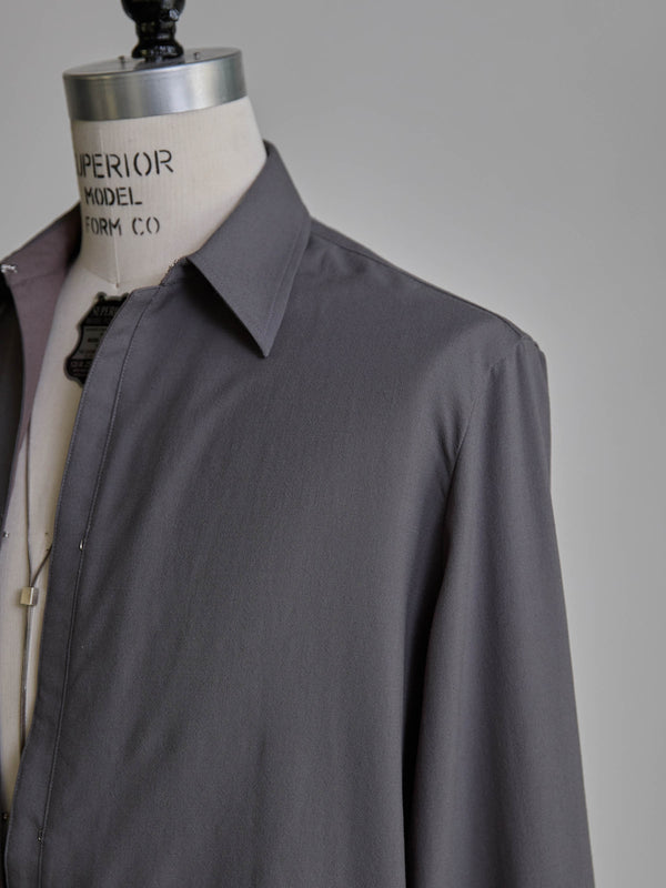 Hooked Vareuse Wool Shirt [BISHU]