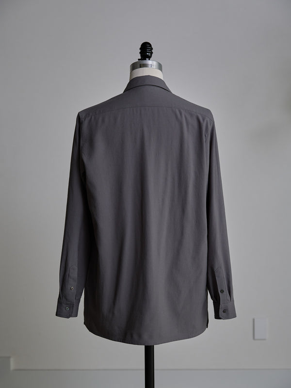 Hooked Vareuse Wool Shirt [BISHU]