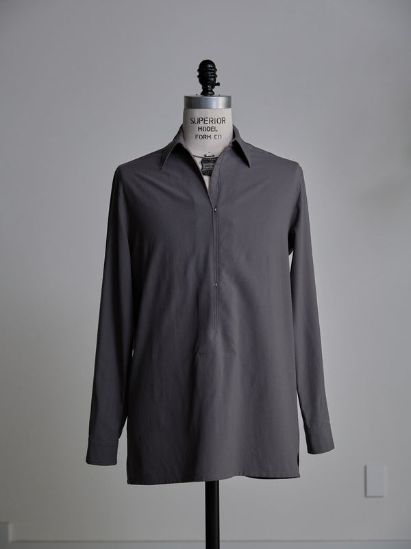 Hooked Vareuse Wool Shirt [BISHU]
