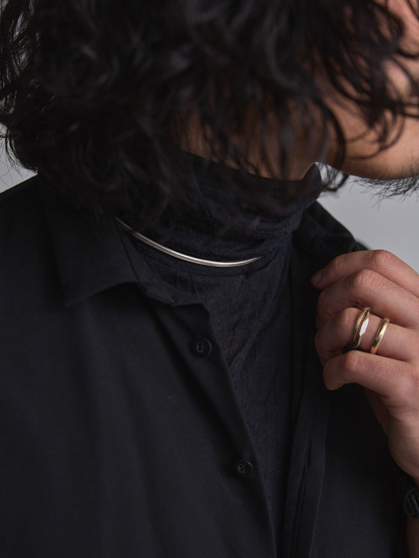 Silver Hooked Chain Choker