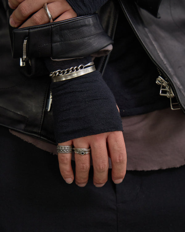 Black Diamond Ring [slv925+k10]