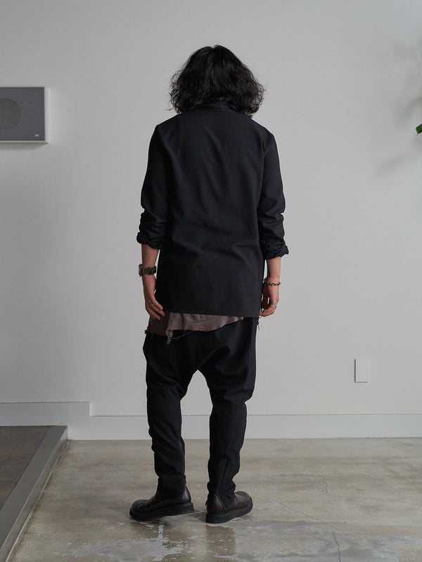 Hooked Vareuse Wool Shirt [BISHU]