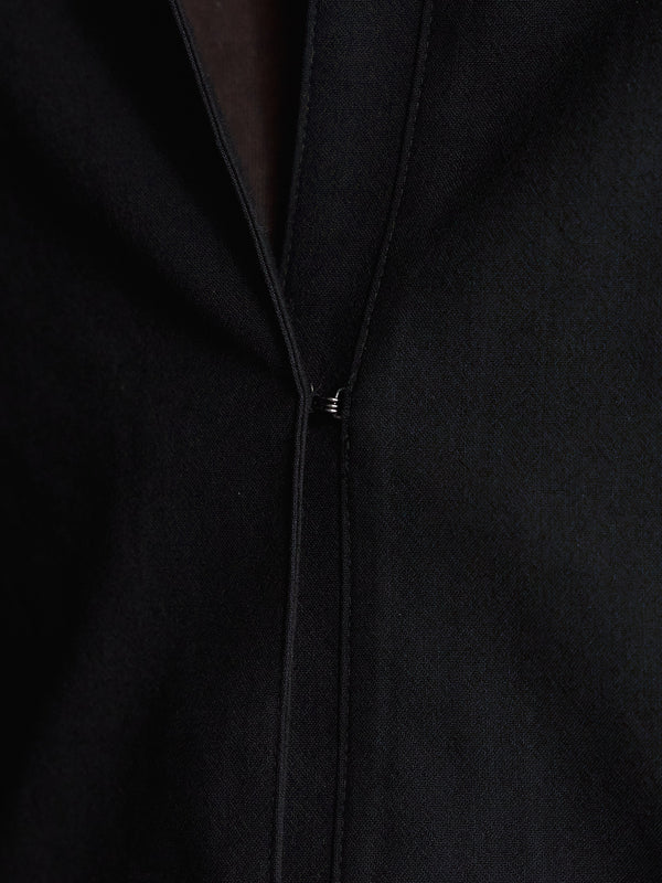 Hooked Vareuse Wool Shirt [BISHU]