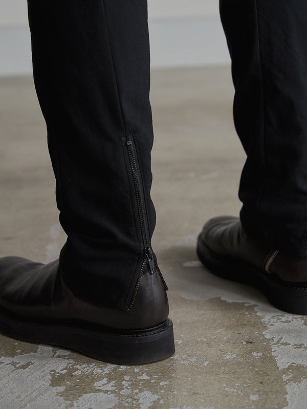 Drawstring Sarouel Zip Pants [BISHU]