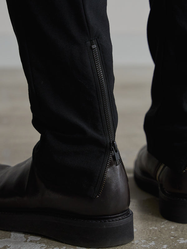 Drawstring Sarouel Zip Pants [BISHU]