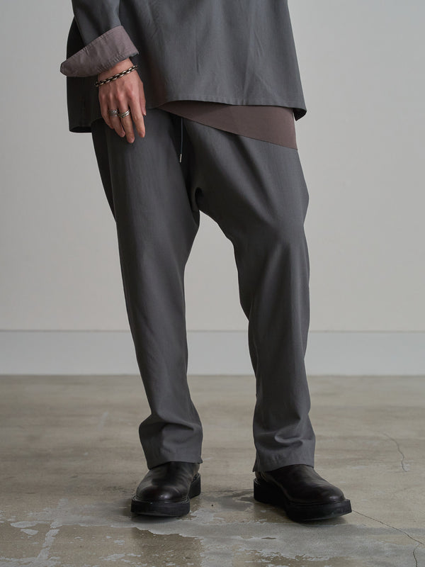 Drawstring Sarouel Zip Pants [BISHU]