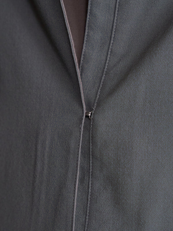 Hooked Vareuse Wool Shirt [BISHU]