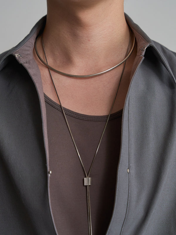 Hooked Vareuse Wool Shirt [BISHU]