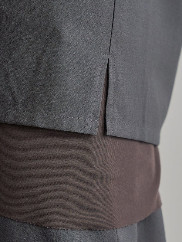 Hooked Vareuse Wool Shirt [BISHU]